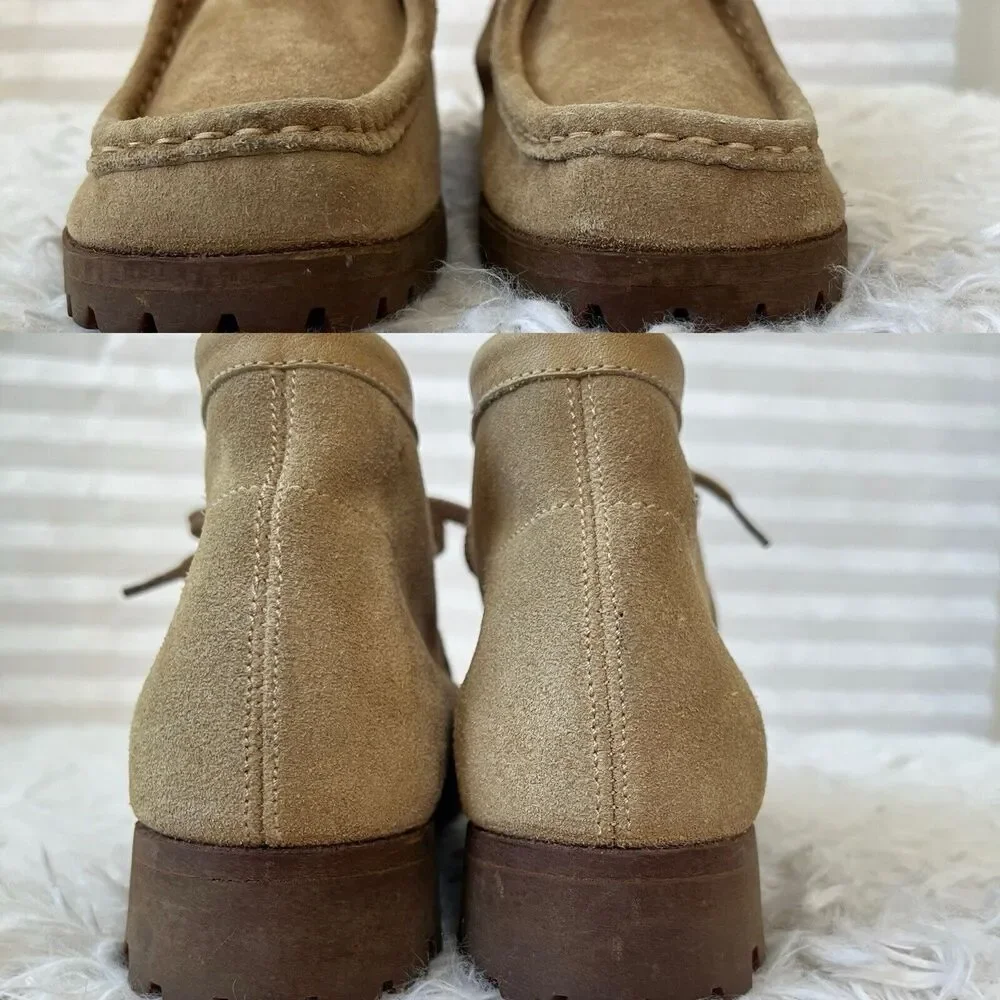Pivetta Suede Boots for men, Tan color, Ankle, size US 7/ Women's 8/8.5